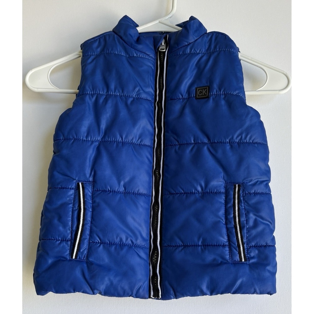 Calvin Klein Blue Puffer Vest Toddler Size 3T